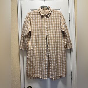 Before You Tan Gingham Tunic